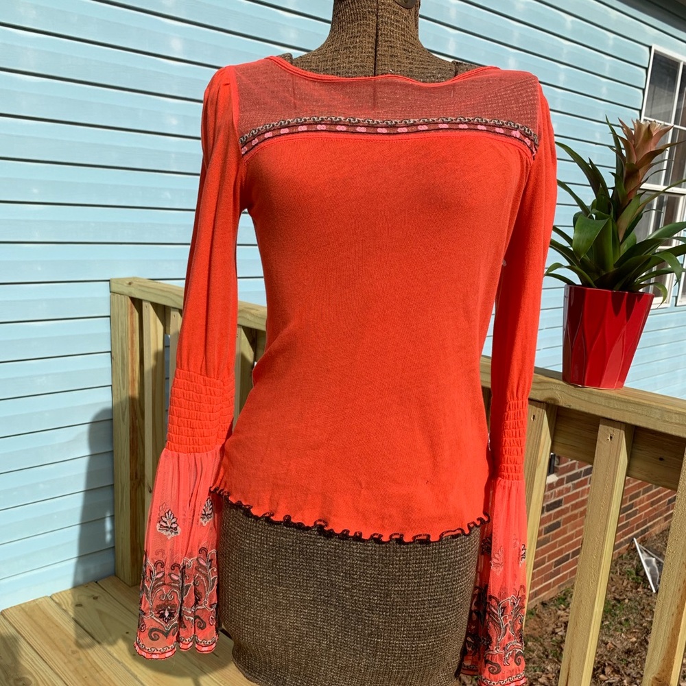 Vintage Boho style shirt!!  True eye catcher 🔥